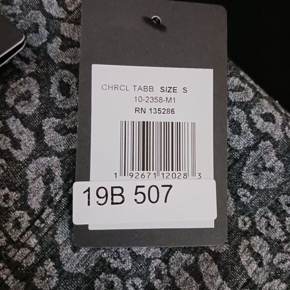 NEW‎ Lyssé Jacquard Leggings High Waisted Sculpting Fit, Charcoal Tabby, Size S - Picture 11 of 14